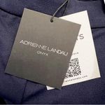 2 PC Adrienne Landau Onyx Women's Crop Blazer AND Onyx Pencil Slacks NWT Blue Photo 10