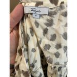Rails Cream & Brown Lydia Blouse Puma Leopard Print Photo 6