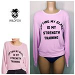Wildfox New.  pink beach jumper. XS. Retails $98 Photo 0