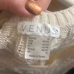 Venus ✨ Cable Knit Sweater Sz Medium Cream Dress✨ Photo 9
