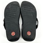 FitFlop  Pietra Rhinestone Thong Sandal Slip On Soft Comfort Wedge Casual Black 9 Photo 7