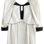 MAYLE Dezra Collar Blouse in Ivory and Black NWT size 2 Photo 0