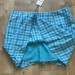 Cider NWT  Checketed Blue Belted Skort Sz XL Photo 8