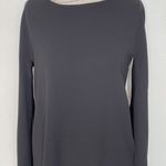 ZARA  Black Dress Size Large Womens Shift Sleeve Slit Gothic Grunge Emo Night Out Photo 3