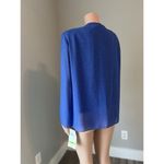 R & M Richards R&M Richard’s Set Sparkle Peri Blue Formal coat And Sleeveless Top Sz 14 NWT Photo 13