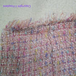 Eloquii tweed cropped top rainbow pink women plus size 16 Photo 2