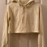 Gymshark Training Cropped Hoodie Size Small Light Yellow Photo 0