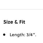 J.Crew  Ivory Semiprecious Stone Inlay Half Hoop Earrings NEW Photo 5