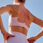 Free People FP Movement | NWT Dew Berry Pinky Promise Sports Strappy Back Brami Photo 1