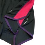 Roadrunner  black with pink running shorts. Elastic and drawstring waist. Photo 1