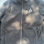 Gerry Men's Full Zip Waffle Knit Ribbed Fleece Lined Jacket Size L. Black Size L Photo 7