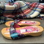Dr. Scholl's Wood Star Barbie & the rockers Doll Slides size 9 Pink Photo 2
