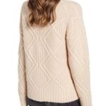 Caslon Women’s Tan Chunky Cable Knit Turtleneck Sweater Size Medium NWT Photo 25