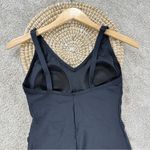 Speedo Women’s One-Piece V-Neck Swimsuit Wide Shoulder Straps in Black 10 Photo 6