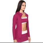 Kate Spade NWT x Beyond Yoga Zinfandel Neck Bow Front Zip Jacket sz S Photo 2