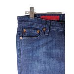 AG The Club Embroidered Dark Wash Denim Flare Boot Cut Jeans Size 30 Blue Photo 1