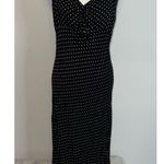 Wild Fable Women’s Black w/ white polka dots maxi Dress XL Photo 2