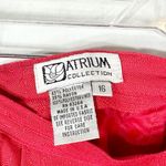 Atrium Collection Size 16 Skirt Pencil Red Hot Pink‎ Lined Back Zip Career 1631 Pink Photo 10