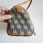 Dooney & Bourke Y2K Vintage Signature Canvas Small Barrel Bag Photo 4