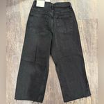 Top Shop Black Wide Leg Crop Jeans Photo 5