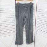 Bill Blass Sport Velour Straight Leg Pull On Track Pants Grey Large Gray Photo 1