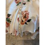 Disney Princess XL Ivory Floral Ruffle High Low Maxi Dress EUC White Photo 8