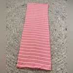 Luxurious Mauve Pink Super Soft Stretchy Jersey Striped Infinity Scarf EUC Photo 4