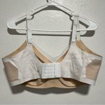 Honey Love Set to Lift Seamless White Wirefree Crossover Bra 1X 40C/D Photo 1