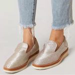 Free People Snake Eyes Leather Velvet Loafers Size 36 5.5 Photo 0
