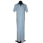 Addison Bay $148  Smooth Cotton Kiawah Dress in white/beverly blue stripe XS Photo 2