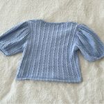 ZARA  | Puff Sleeve Embroidered Blouse Photo 4