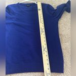Talbots Royal Blue 100% Cashmere 3/4 Sleeve Crewneck Sweater Size Medium Chic Photo 7