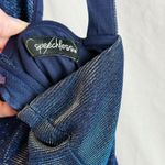 Speechless  Blue Metallic Fit & Flare Halter Dress Women's Size 9 Party Prom Photo 7