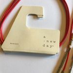 A New Day Red & Gold Tone Multi Strand Corded Boho Necklace Photo 1