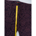 Banana Republic  L’Wren Scott Purple Stretch Brocade Skinny Jeans‎ Size 27 Velvet Photo 6