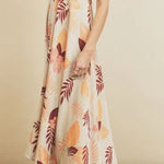 Dress Forum  NWT‎ Tropical Halter Satin Midi Dress size Medium Photo 0