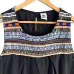 Anthropologie Akemi + Kin Embellished Beaded & Embroidered Top in Black, Size M Photo 2