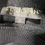 st. john's bay St John Basics Skirt Women 4 Black Santana‎ Knit Wool Blend Pencil Knee Length Photo 2