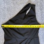 Zalalus Chic Black One-Shoulder Dress with Sleek Design Photo 2