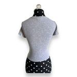 destined 5/$35 Womens Crop Top Sz S Round Neck Heather Gray Knit Tee Shirt Photo 2