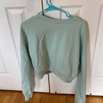 A Wild Fable Target Mint Crop Sweatshirt Photo 0