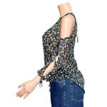 Veronica Beard  Flynn Silk Bow Blouse, Black Multi, 2 (US) Photo 7