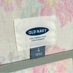 Old Navy Pastel Floral Open Front Blazer Linen Blend Women's Large Photo 2