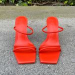 Cult Gaia Lydia gold-heel square-toe strappy leather sandal size IT 36 US 6 NEW Photo 6