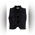 Sea New York Baylin lace FULL MATCHING SET Vest and Skirt Black Size XS Photo 2