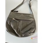 Stone Mountain  womens leather shoulder bag purse dark turqoise green Photo 1