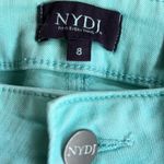 NYDJ NWT  Brielle Shorts Aqua Size 8 Photo 3