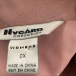 Nygard Collection Blush Pink Leather & Knit Jacket Size 0X Photo 3