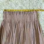 Lulus Women’s Lead the Pack Mauve/Salmon Pleated Vegan Leather Mini Skirt Medium Photo 5