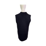 Marled Black Sleeveless Knit Double Breasted Blazer Vest Size M EUC Size M Photo 2
